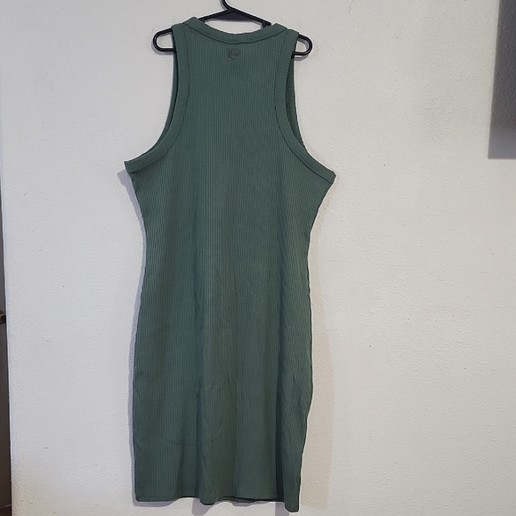 PINK Victoria's Secret Green Ribbed Mini Dress - Picture 10 of 10